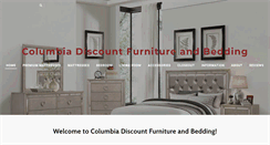 Desktop Screenshot of columbiadiscountbeds.com